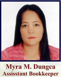 Myra M. Dungca Assisstant Bookkeeper