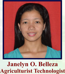 Janelyn O. Belleza Agriculturist Technologist