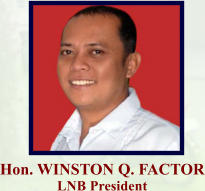 Hon. WINSTON Q. FACTOR LNB President